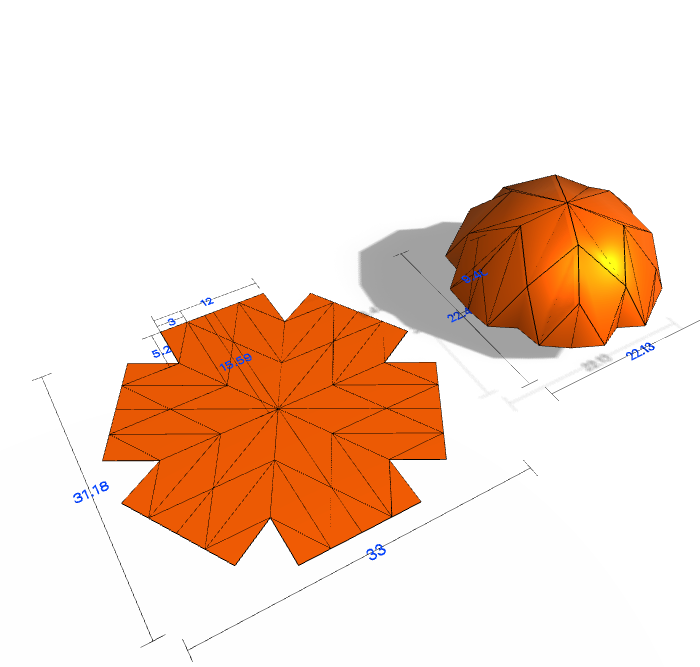 Origami Dome V2 (Ar. Ajit Nirmal) ShapeDiver